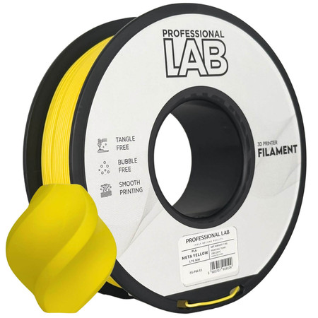 Filament PLA żółty meta 1,75mm 1 kg