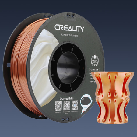 Filament CR-Silk PLA Creality (miedziany) 1,75 mm / 1 kg