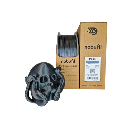 Filament PETG Nobufil stal 1,75 mm / 1 kg