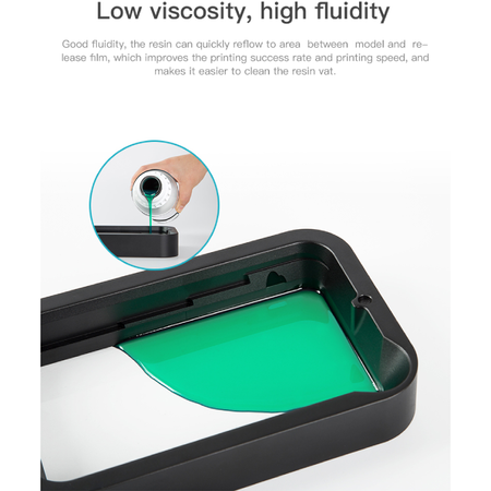 Żywica CREALITY LCD DENTAL CAST RESIN - transparenty zielony 1 kg