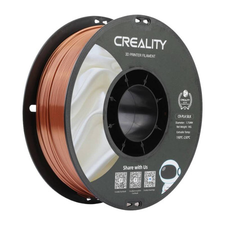Filament CR-Silk PLA Creality (miedziany) 1,75 mm / 1 kg