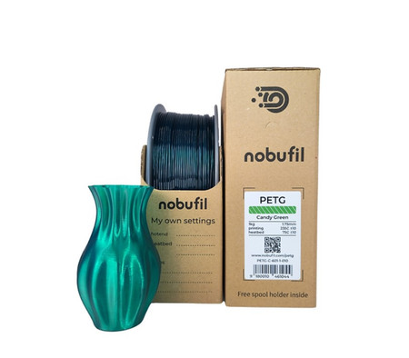 Filament PETG Nobufil Zielony Candy 1,75 mm / 1 kg