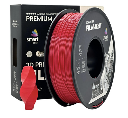 Filament PETG czerwony 1,75mm 1 kg