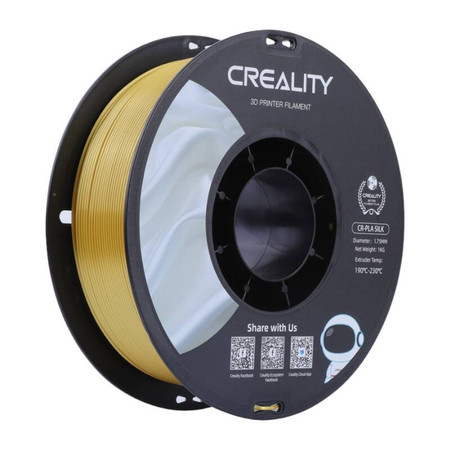 Filament CR-Silk PLA Creality (złoty) 1,75 mm / 1 kg