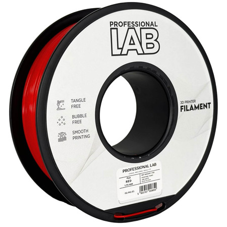 Filament PLA czerwony 1,75mm 1 kg