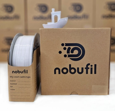 Filament PETG Nobufil Biały 1,75 mm / 1 kg
