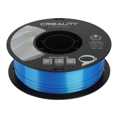 Filament CR-Silk PLA Creality (niebieski) 1,75 mm / 1 kg