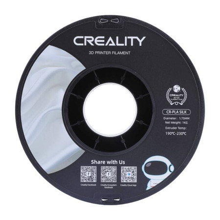 Filament CR-Silk PLA Creality (niebieski) 1,75 mm / 1 kg