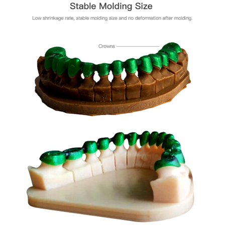 Żywica CREALITY LCD DENTAL CAST RESIN - transparenty zielony 1 kg