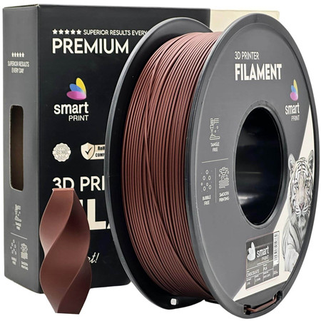 Filament PLA czekoladowy 1,75mm 1 kg