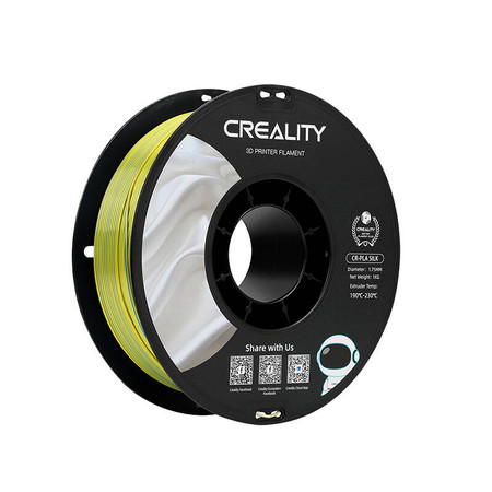 Filament CR-Silk PLA Creality (żółto-niebieski) 1,75 mm / 1 kg