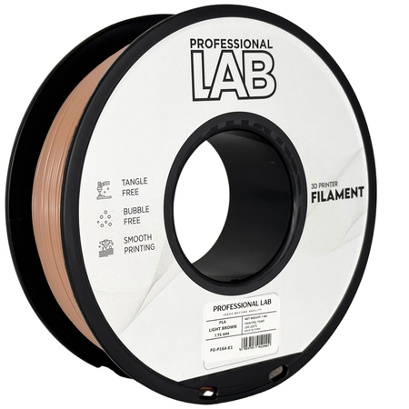 Filament PLA jasny brązowy 1,75mm 1 kg