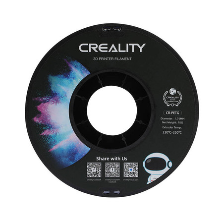 Filament CR-PETG Creality (czarny) 1,75 mm / 1 kg