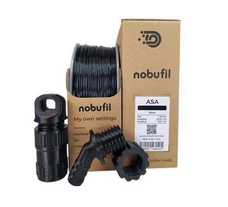Filament ASA Nobufil Czarny 1,75 mm / 1 kg