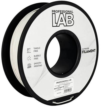 Filament PLA biały matt 1,75mm 1 kg
