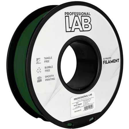 Filament PLA zielony oliwkowy 1,75mm 1 kg