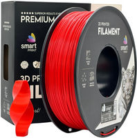 Filament PLA czerwony połysk 1,75mm 1 kg
