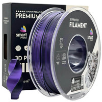 Filament PLA Silk czarno fioletowy 1,75mm 1 kg