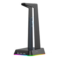 Stojak na słuchawki ONIKUMA ST-2 USB RGB Czarny