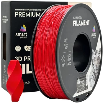 Filament TPU 95A czerwony 1,75mm 1 kg