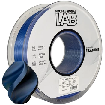 Filament PLA Silk Czarno-niebieski1,75mm 1 kg